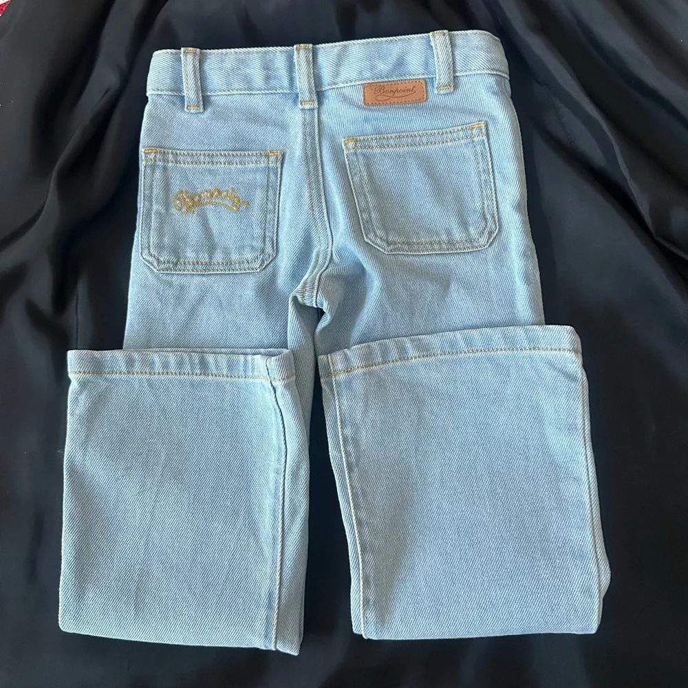BONPOINT Bestie Flared Denim Jeans Size 4T